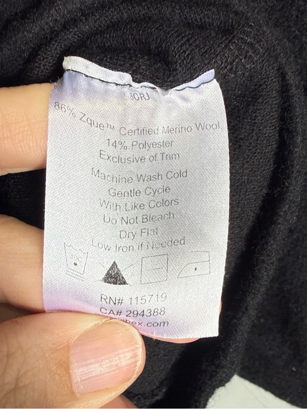 Ibex merino wool blend zip up jacket size M - Picture 3 of 5